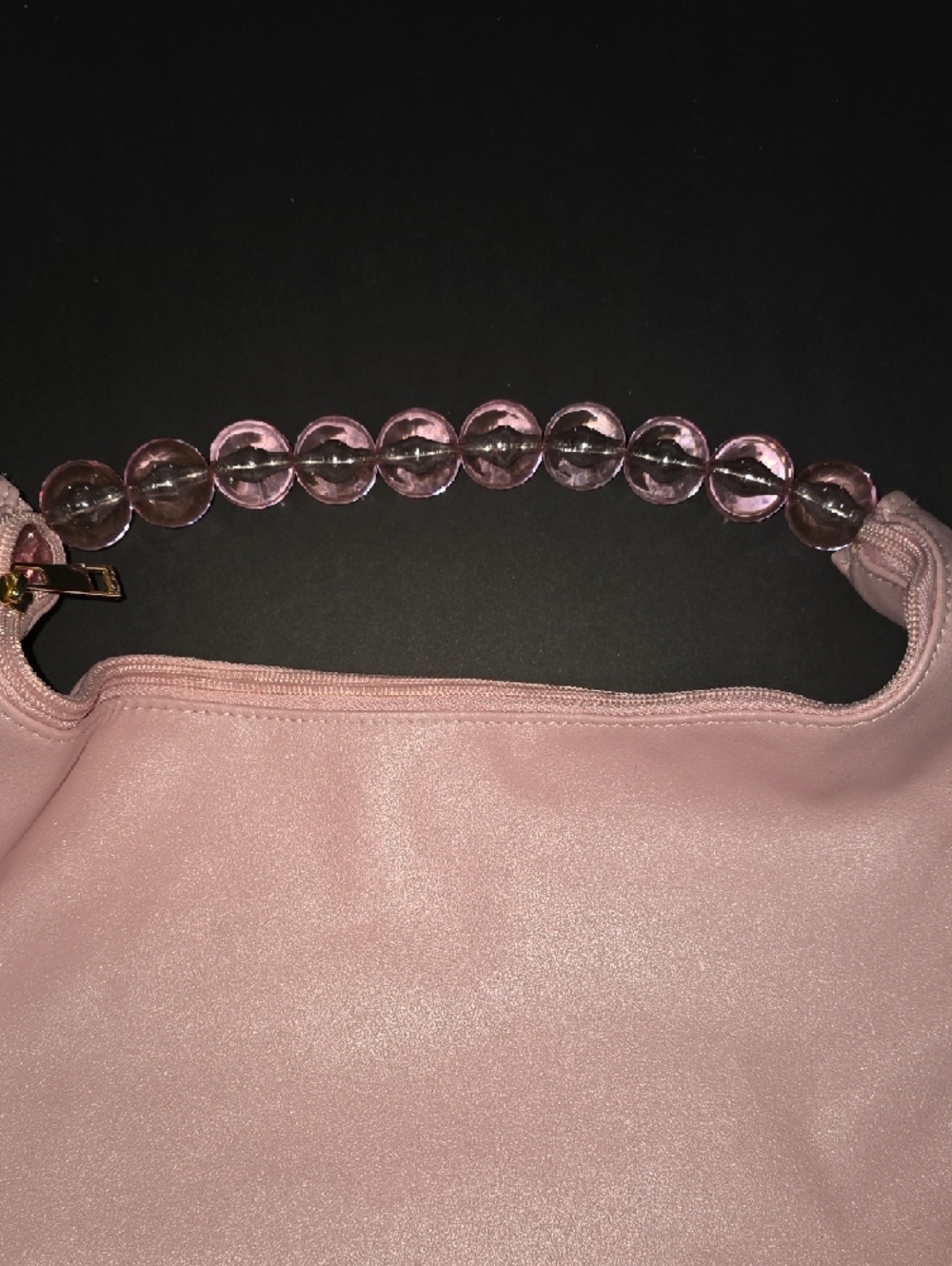 Juicy Couture Light Pink Shoulder Bag with Beaded Handle - Picture 4 of 6